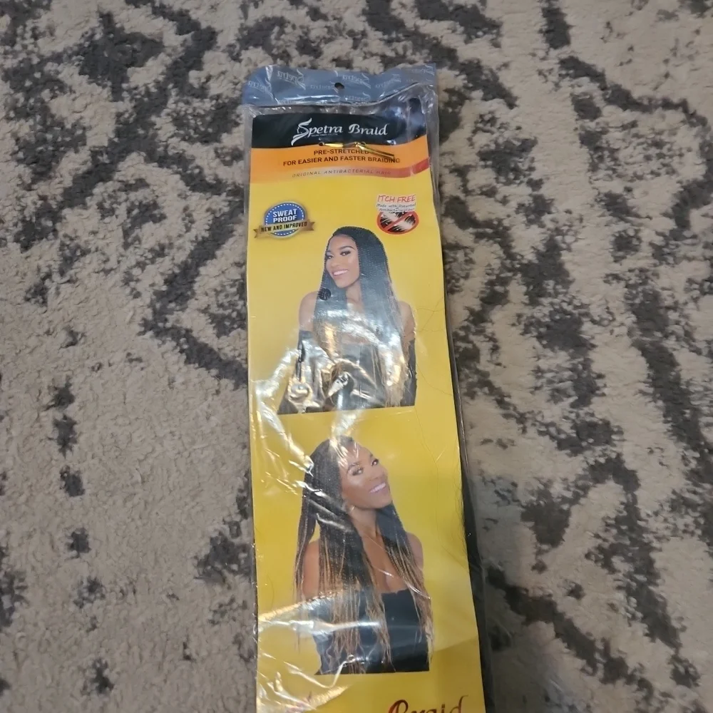 EZBraid Professional Color 1B‎ Spetra Pre-Stretched Pre-Layered 30